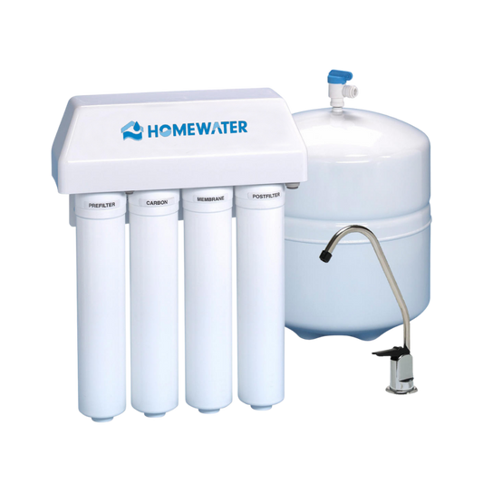 HomeWater 4-Stage Reverse Osmosis Under Counter Water Filter
